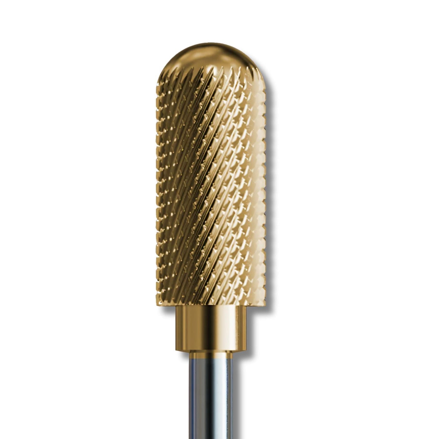 IQ Nails Tungsten Carbide Nail Drill Bit Rounded Cylinder Special Cross Cuts 6mm ZRN Coating Manicure Pedicure 147XUF HP.060 IQ Nails
