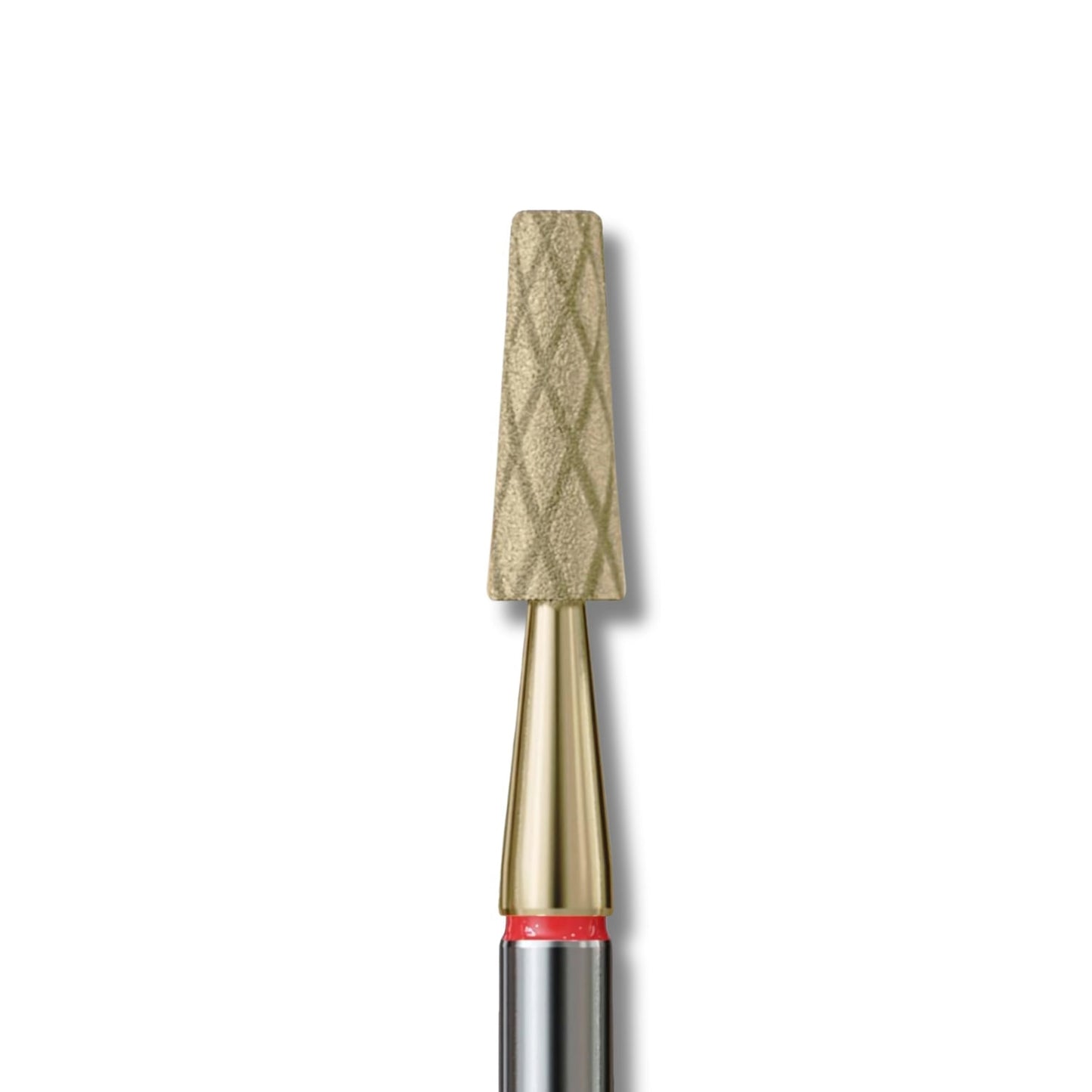 IQ Nails Cool Bits Gold Line Diamond Nail Drill Bit Truncated Cone Fine Grit 3.1mm ZRN Coating Manicure and Pedicure 173.X514.031Z IQ Nails