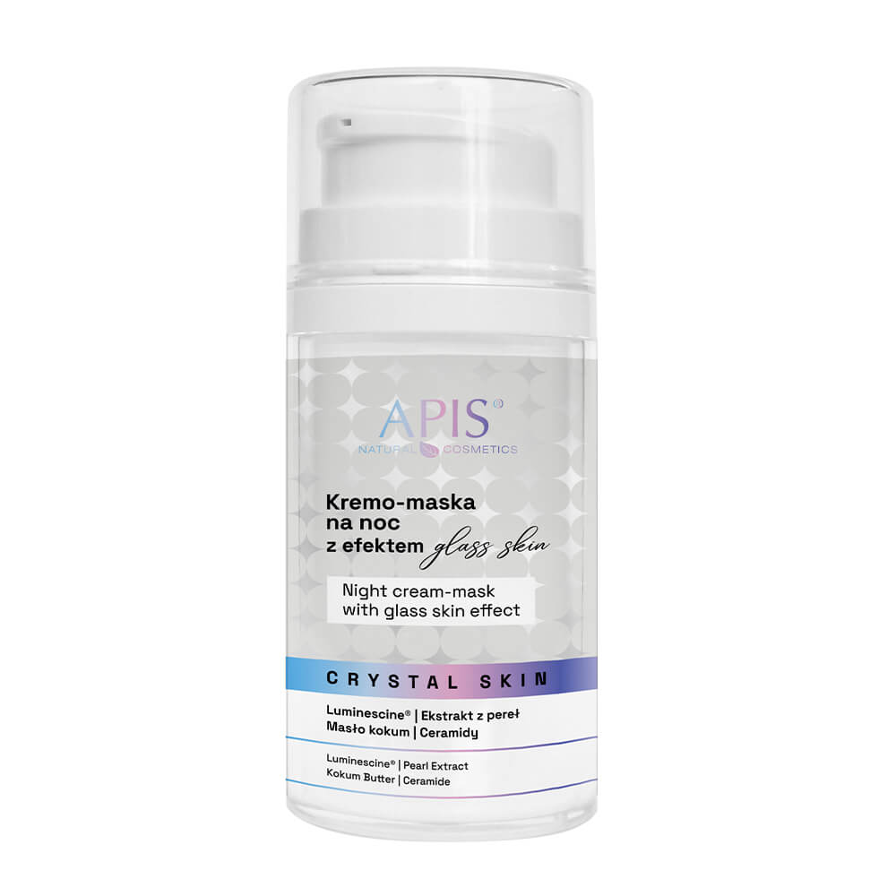 Apis Crystal Skin Night Cream Mask with Glass Skin Effect 50ml Apis