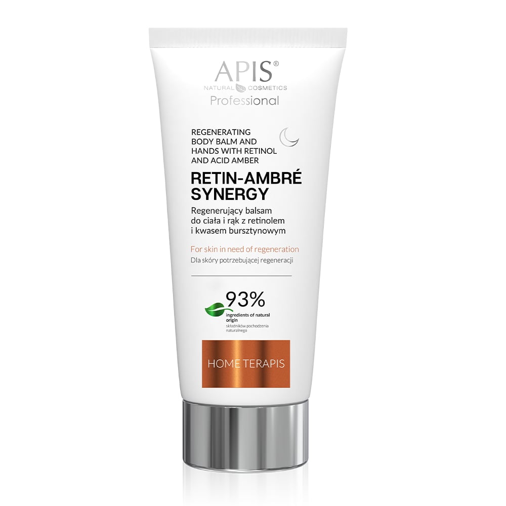 Apis Retin Ambre Synergy Regenerating Body Balm and Hands with Retinol and Acid Amber 200ml Apis