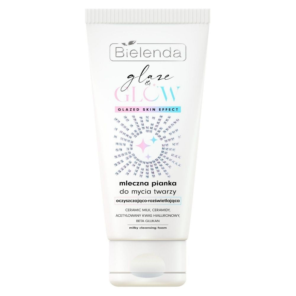 Bielenda Glaze & Glow Milky Face Wash Foam 135g Bielenda