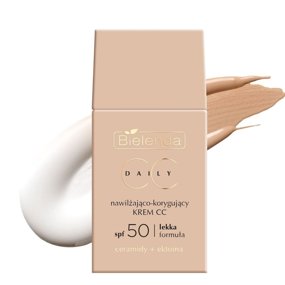 Bielenda Daily CC SPF 50 Moisturizing -Correcting CC Cream with Glow Effect 40ml Bielenda