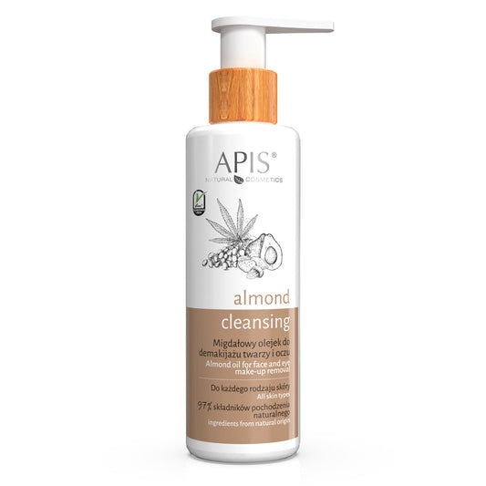 Apis Almond Cleansing Oil for Face and Eye Make up Removal 150ml Apis