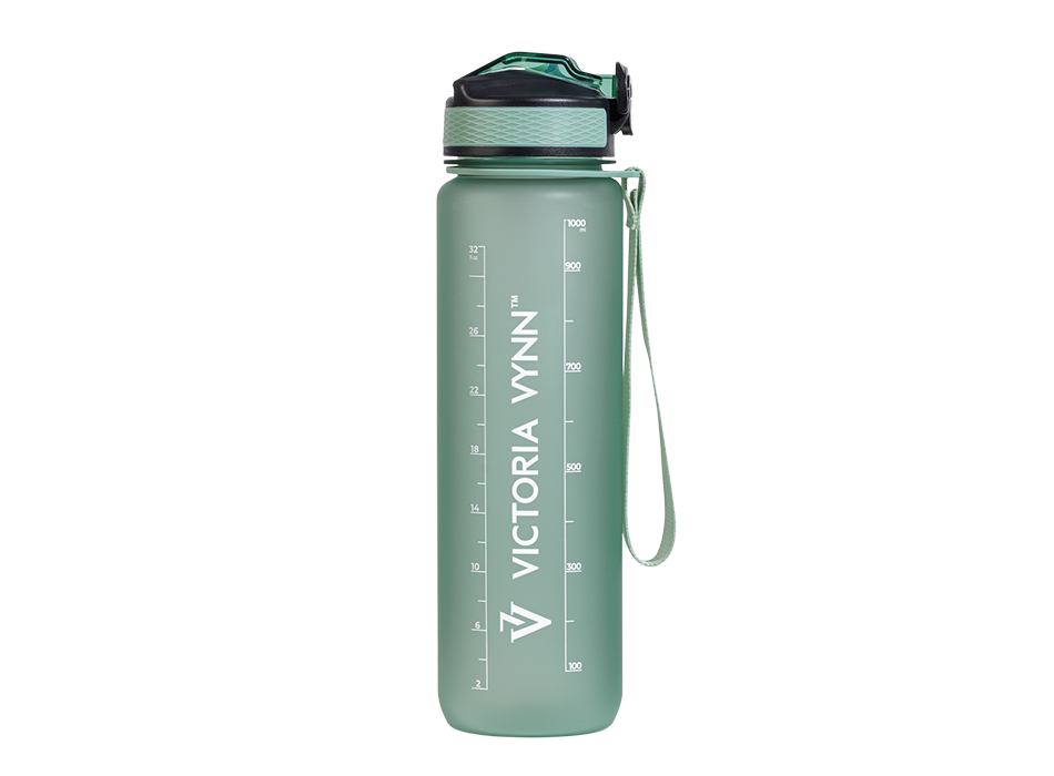 Victoria Vynn Water Bottle Green 1000ml www.design4nails.co.uk