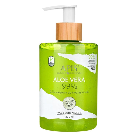 Apis 99% Natural Face and Body Aloe Vera Gel 300ml Apis