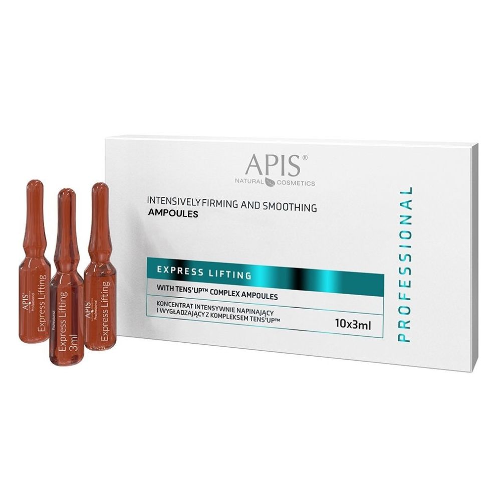 Apis Professional Express Lifting Intensively Firming and Smoothing Ampoules for Microneedle Mesotherapy 10x3ml Apis