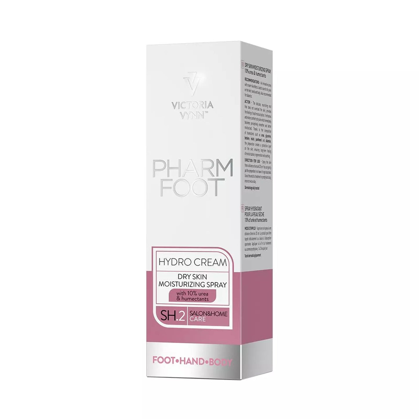 Pharm Foot HYDRO CREAM 150 ml DRY SKIN MOISTURIZING SPRAY 10% urea & humectants www.design4nails.co.uk