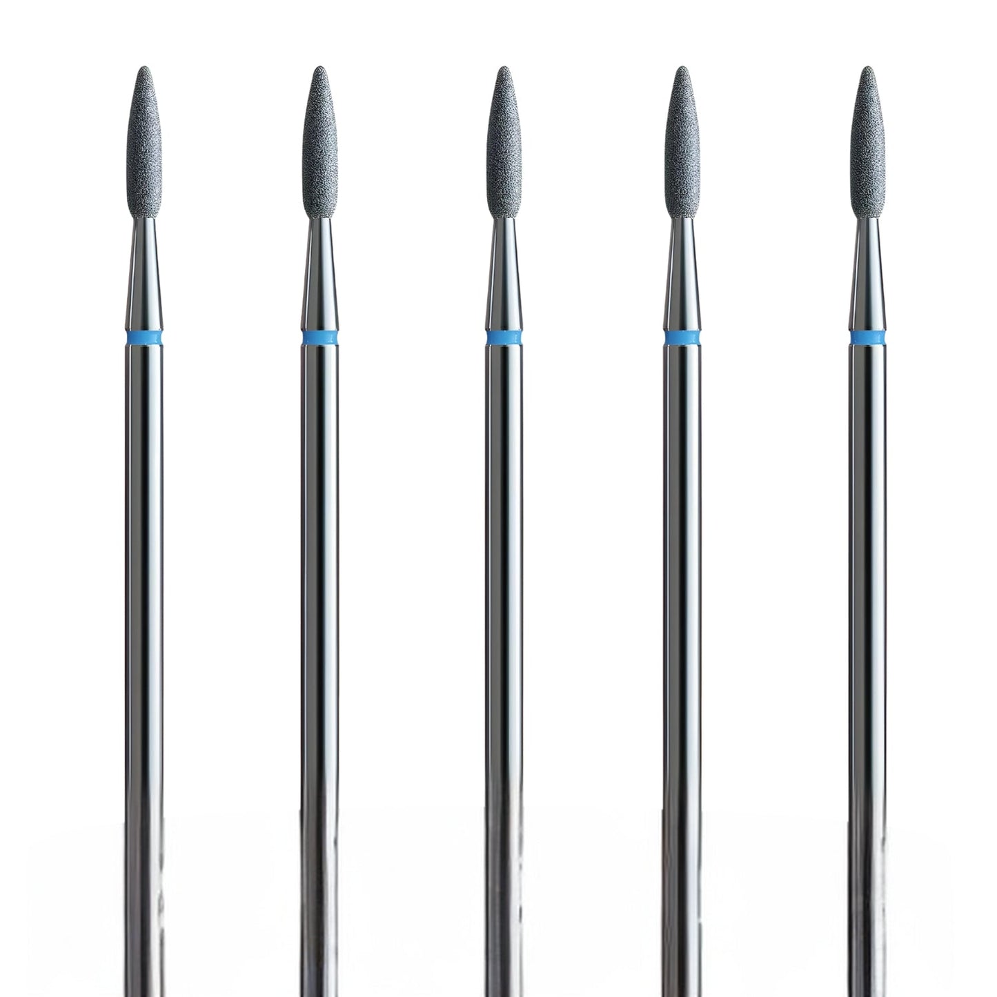 IQ Nails Long Flame Diamond Diamond Drill Bits For Cuticles 5pcs IQ Nails