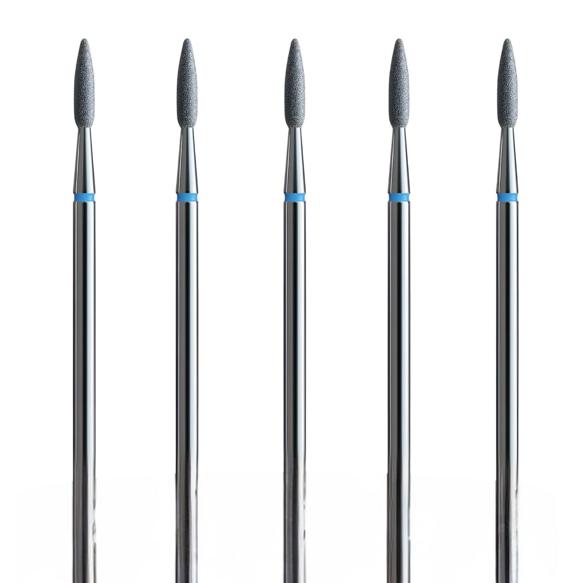IQ Nails Long Flame Diamond Diamond Drill Bits For Cuticles 5pcs IQ Nails