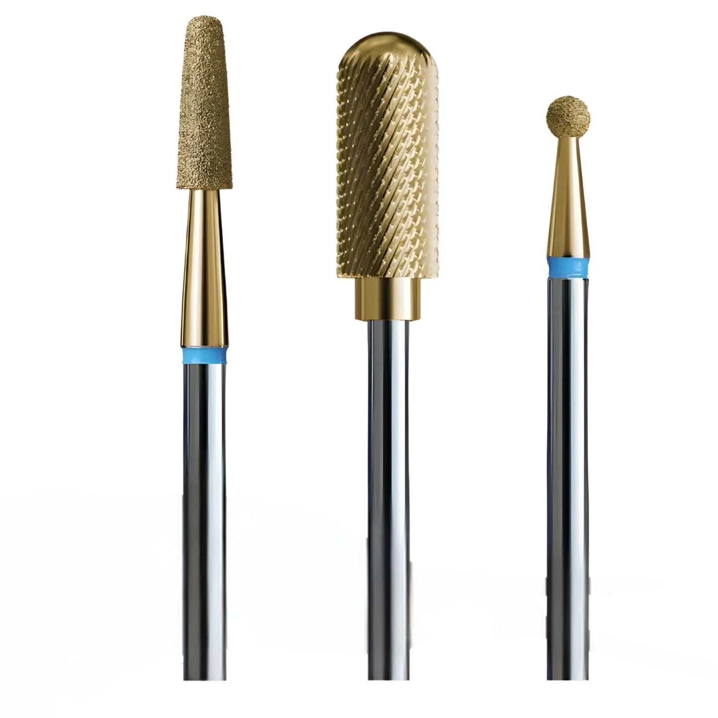 IQ Nails Home Spa Gold Drill Bits 3pcs IQ Nails