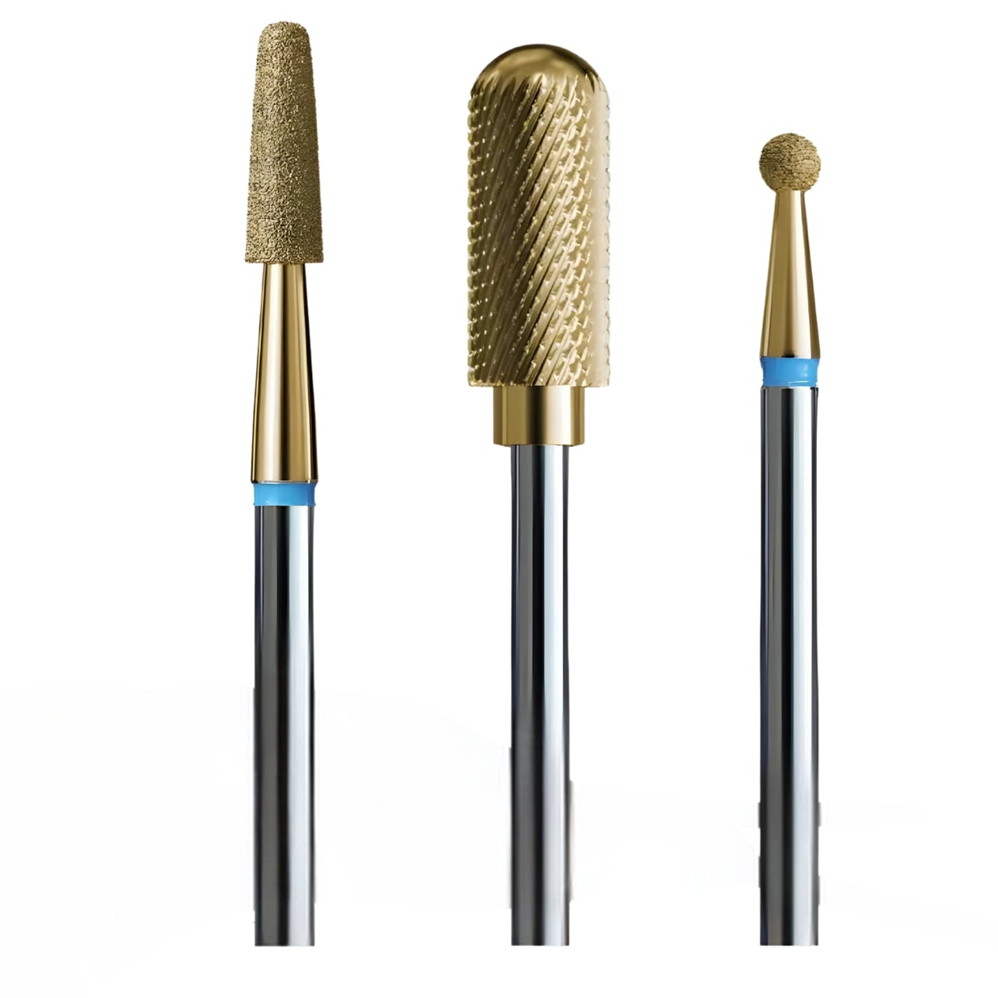 IQ Nails Home Spa Gold Drill Bits 3pcs IQ Nails