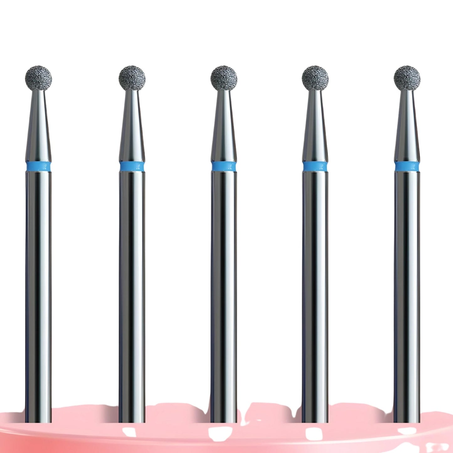 IQ Nails Standard Diamond Coated Drill Bits for Cuticle Care 5pcs IQ Nails