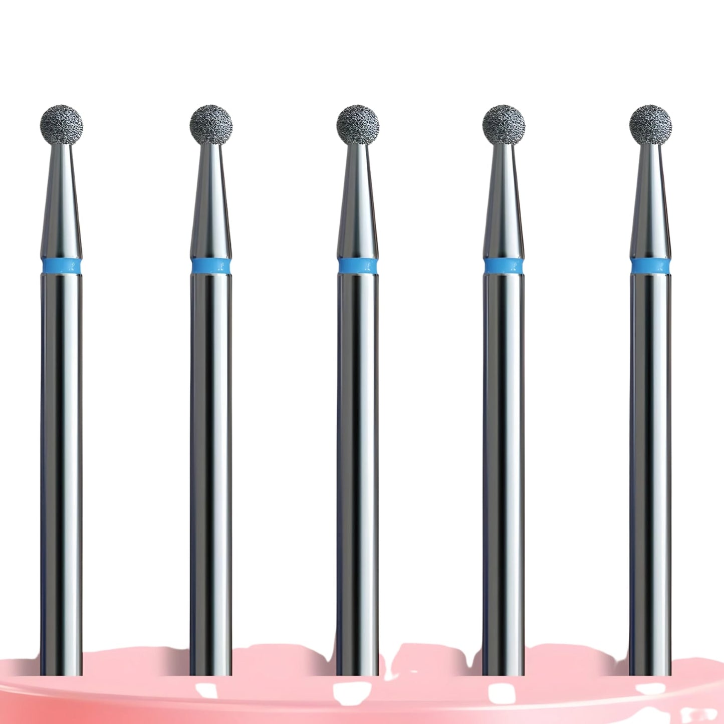 IQ Nails Standard Diamond Coated Drill Bits for Cuticle Care 5pcs IQ Nails