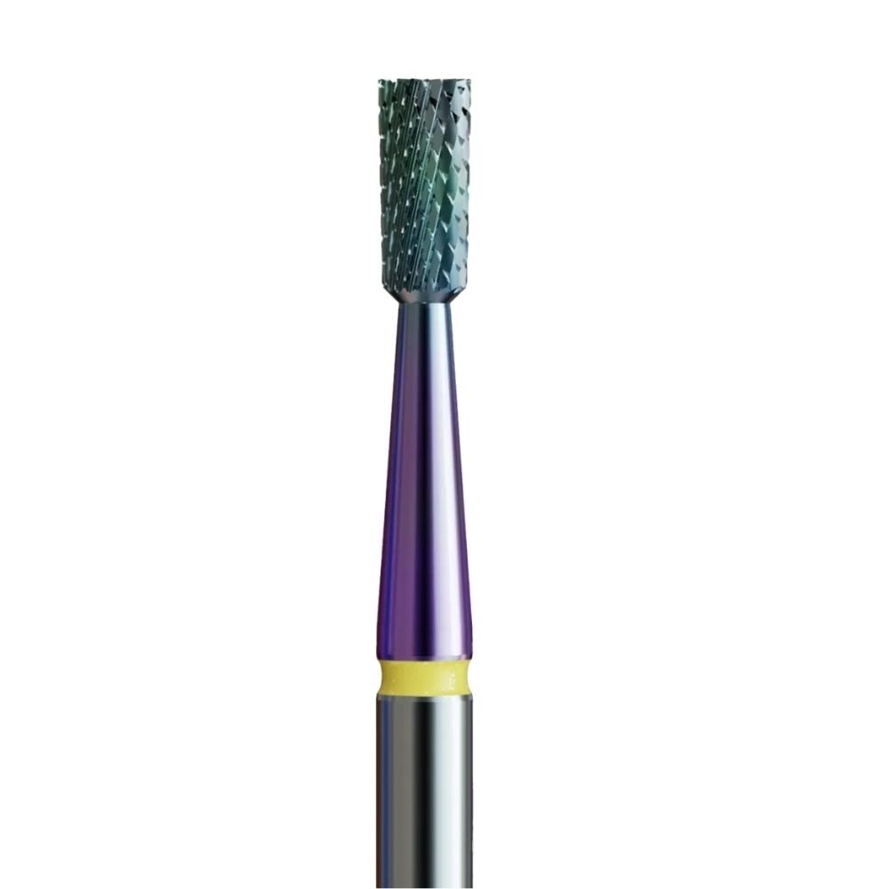 IQ Nails Cuticle Tungsten Carbide Nail Drill Bit Flat Top Cone Very Fine Cross Cut 2.3mm KMN-225XEF HP.023 IQ Nails