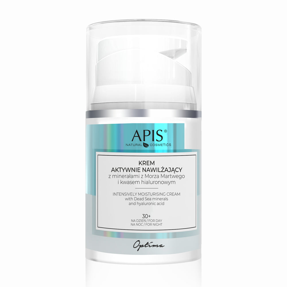 Apis Optima Intensively Moisturising Cream with Dead Sea Minerals and Hyaluronic Acid 50ml Apis