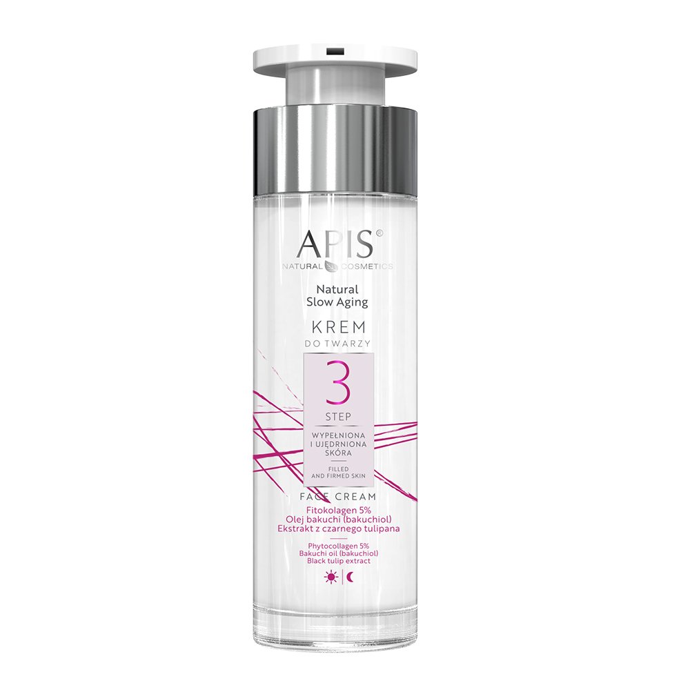 Apis Natural Slow Aging Step 3 Filled and Firmed Skin Face Cream 50ml Apis