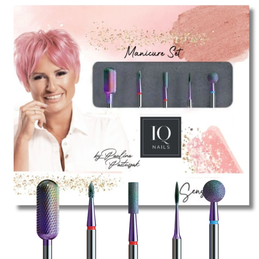 IQ Nails Sensitive Set for Delicate Nail Care 5pcs IQ Nails