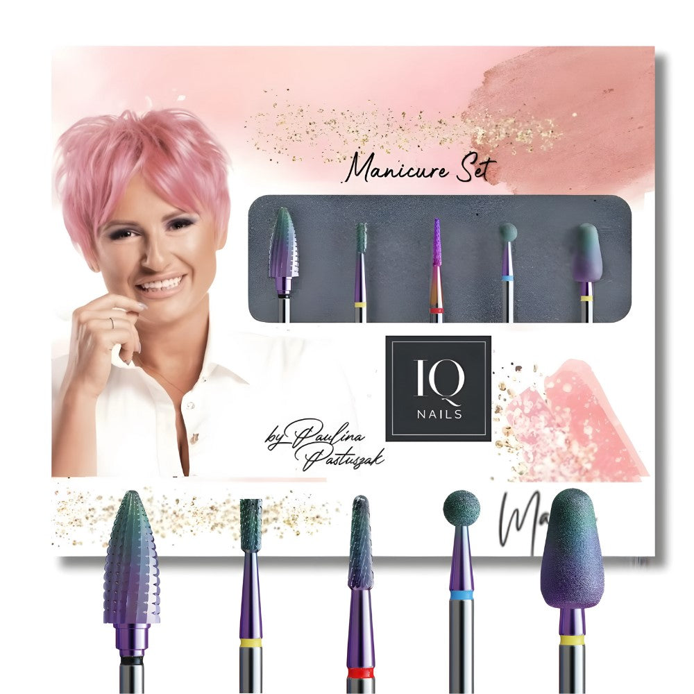 IQ Nails Magic Set by Paulina Pastuszak Professional Manicure Kit 5pcs IQ Nails