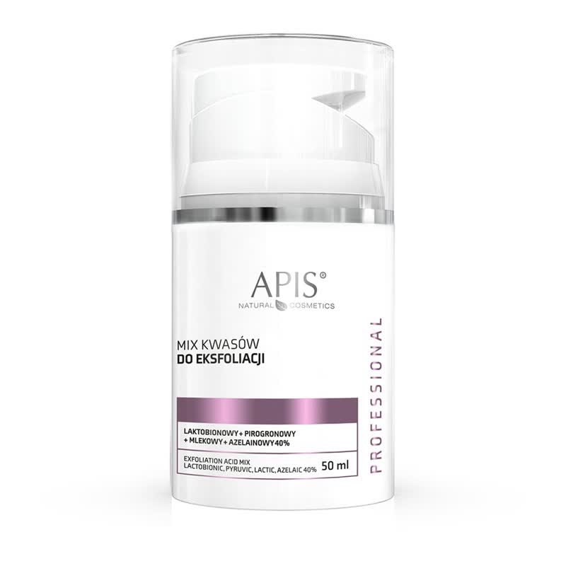 Apis Professional 40% Exfoliation Acid Mix Lactobionic Pyruvic Lactic Azelaic 50ml Apis