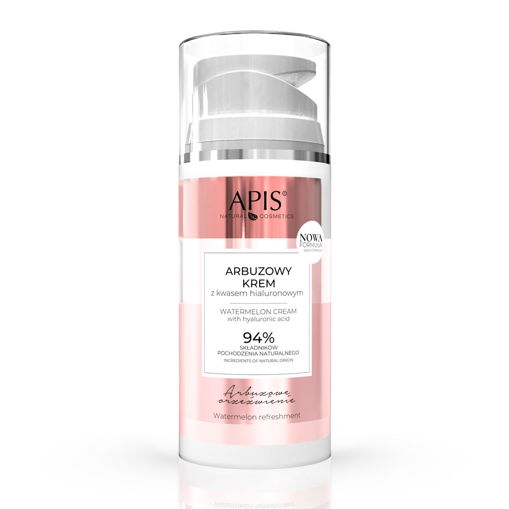 Apis Watermelon Cream with Hyaluronic Acid 94% Natural Ingredients 100ml Apis