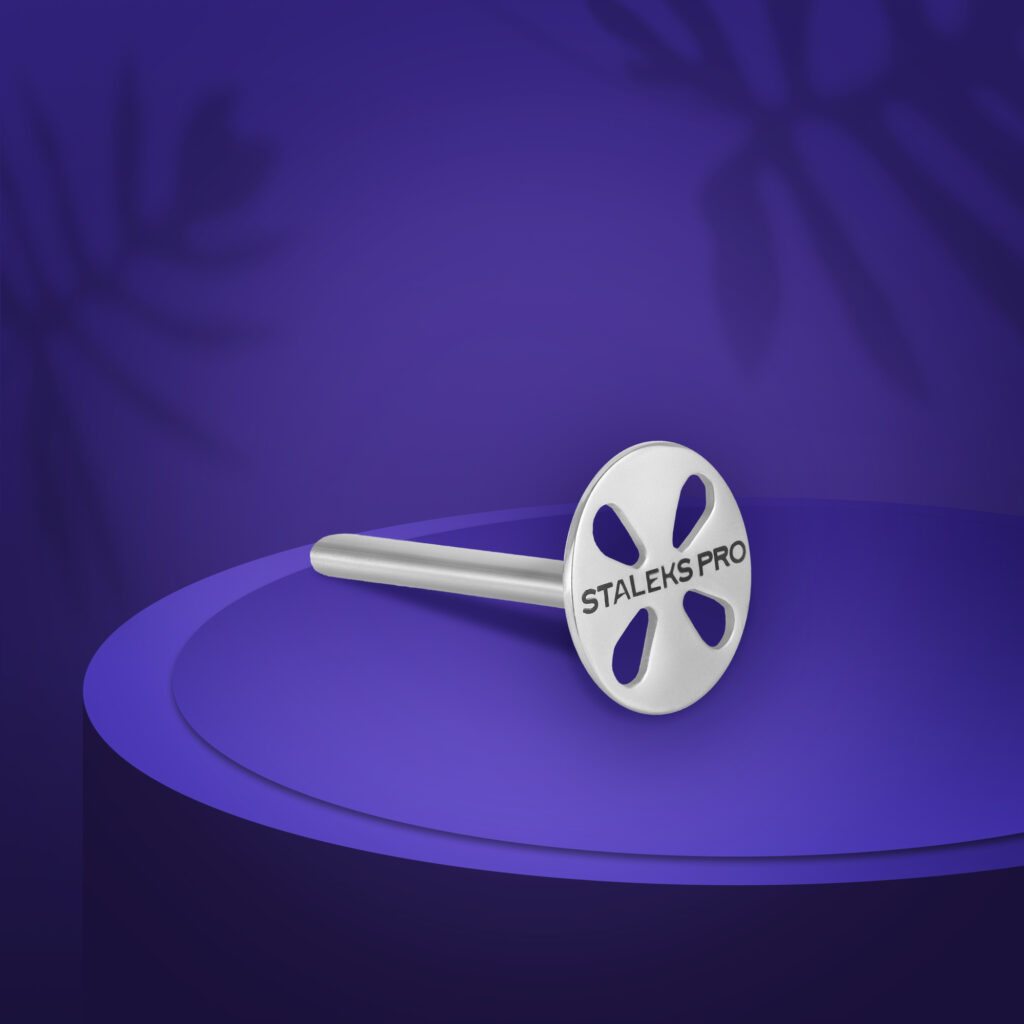 Pedicure disc PODODISC STALEKS PRO S and set of disposable file 180 grit 5 pcs (15 mm) Staleks