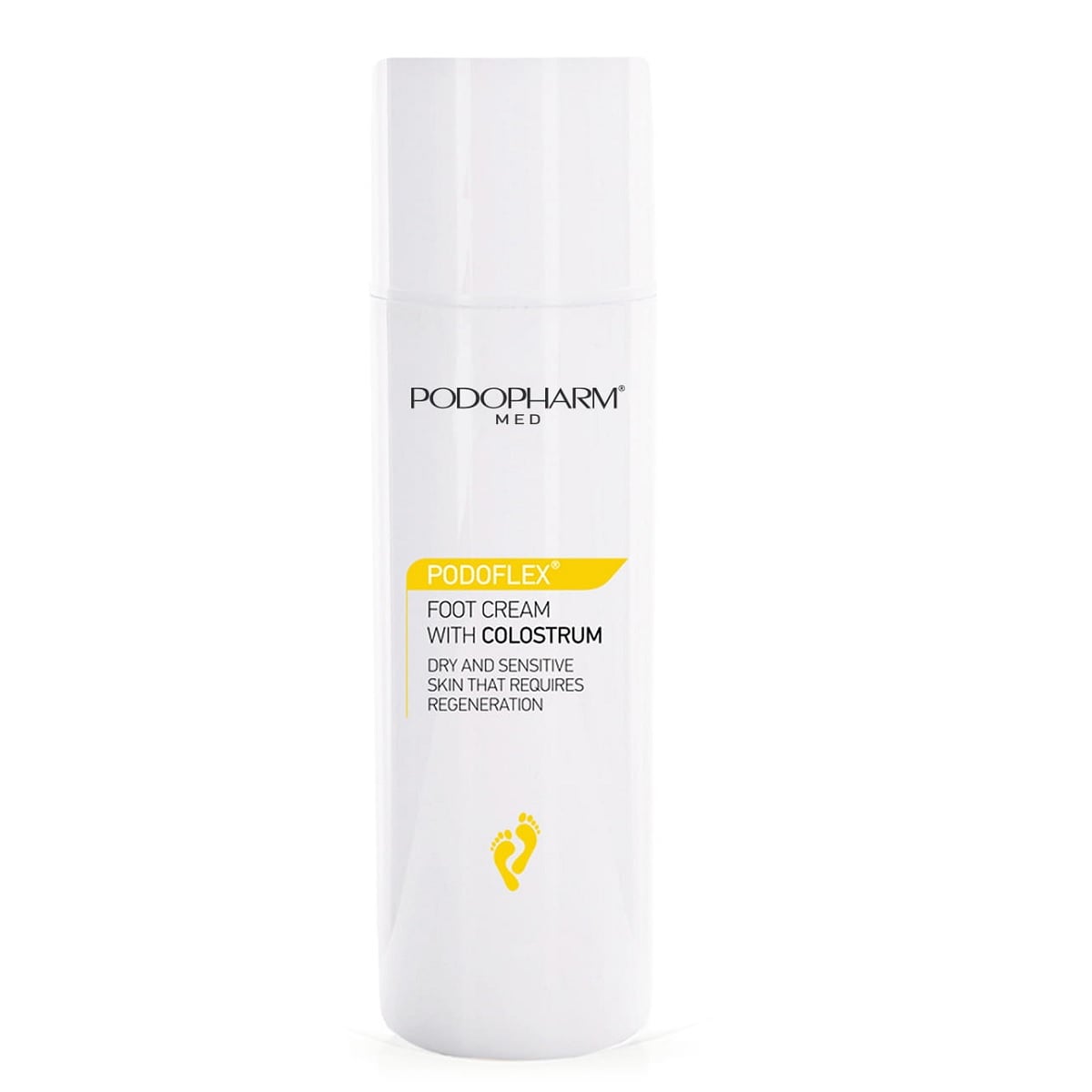 Podopharm Med Podoflex Foot Cream with Colostrum for Dry and Sensitive Skin that Requires Regeneration Airless 150ml Podopharm
