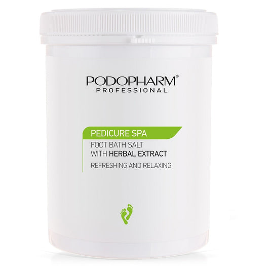 Podopharm Professional Refreshing and Relaxing Foot Bath Salt with Herbal Extract 1400g Podopharm