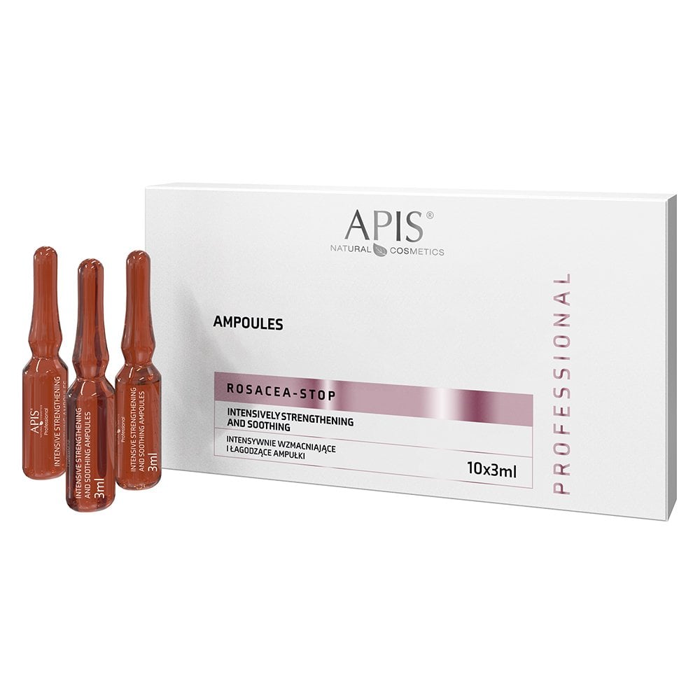 Apis Professional Rosacea Stop Intensive Strengthening and Soothing Ampoules 10x3ml Apis