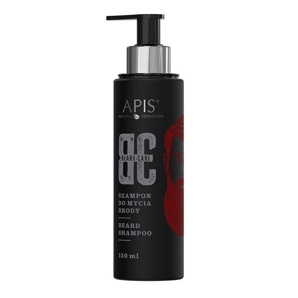 Apis Beard Shampoo - Nourish and Repair Damaged Hair, Toning Effect, Oriental Scent 150ml Apis