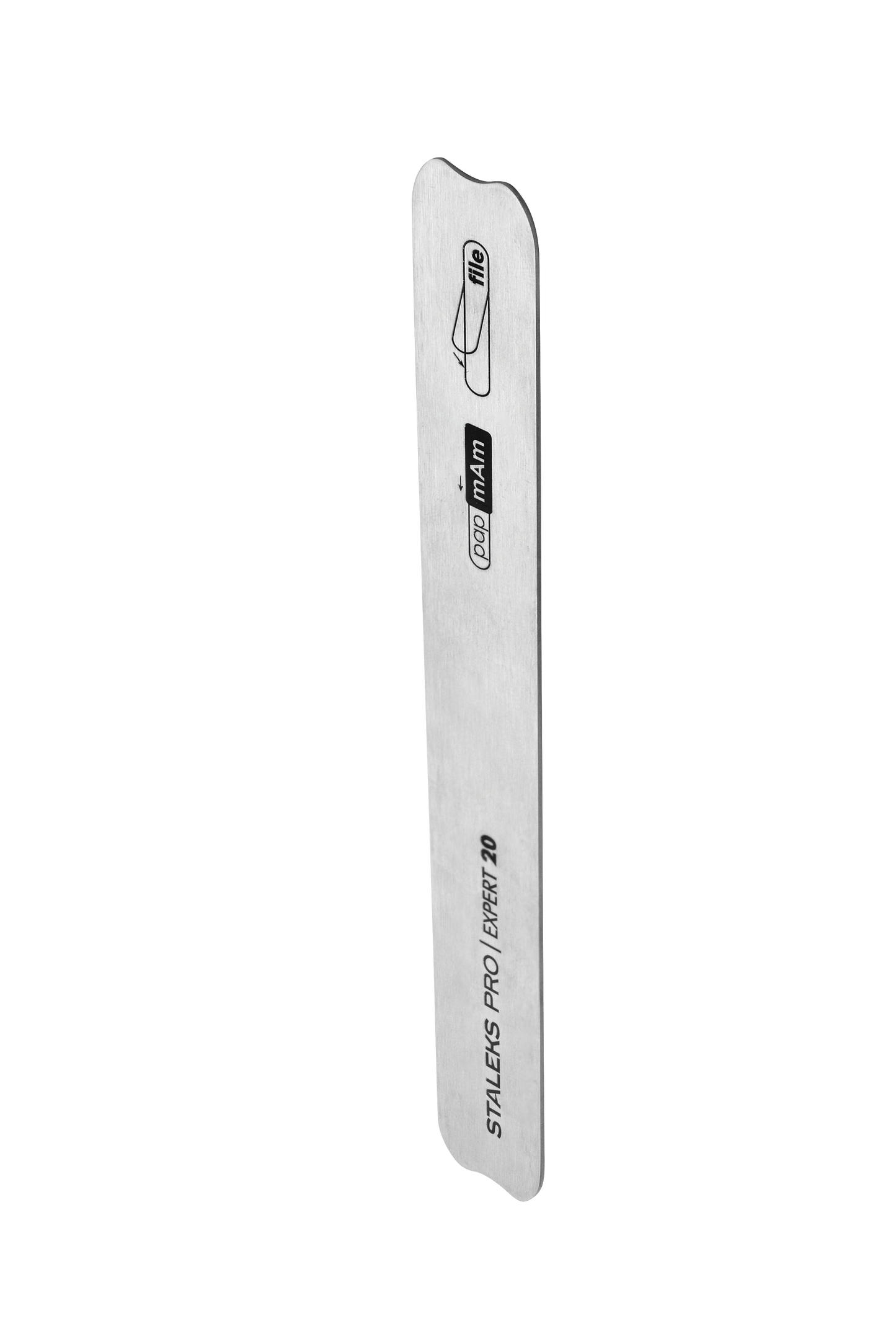 Nail file metal straight (base) EXPERT 20 complete with replaceable file-cover 180 grit Staleks