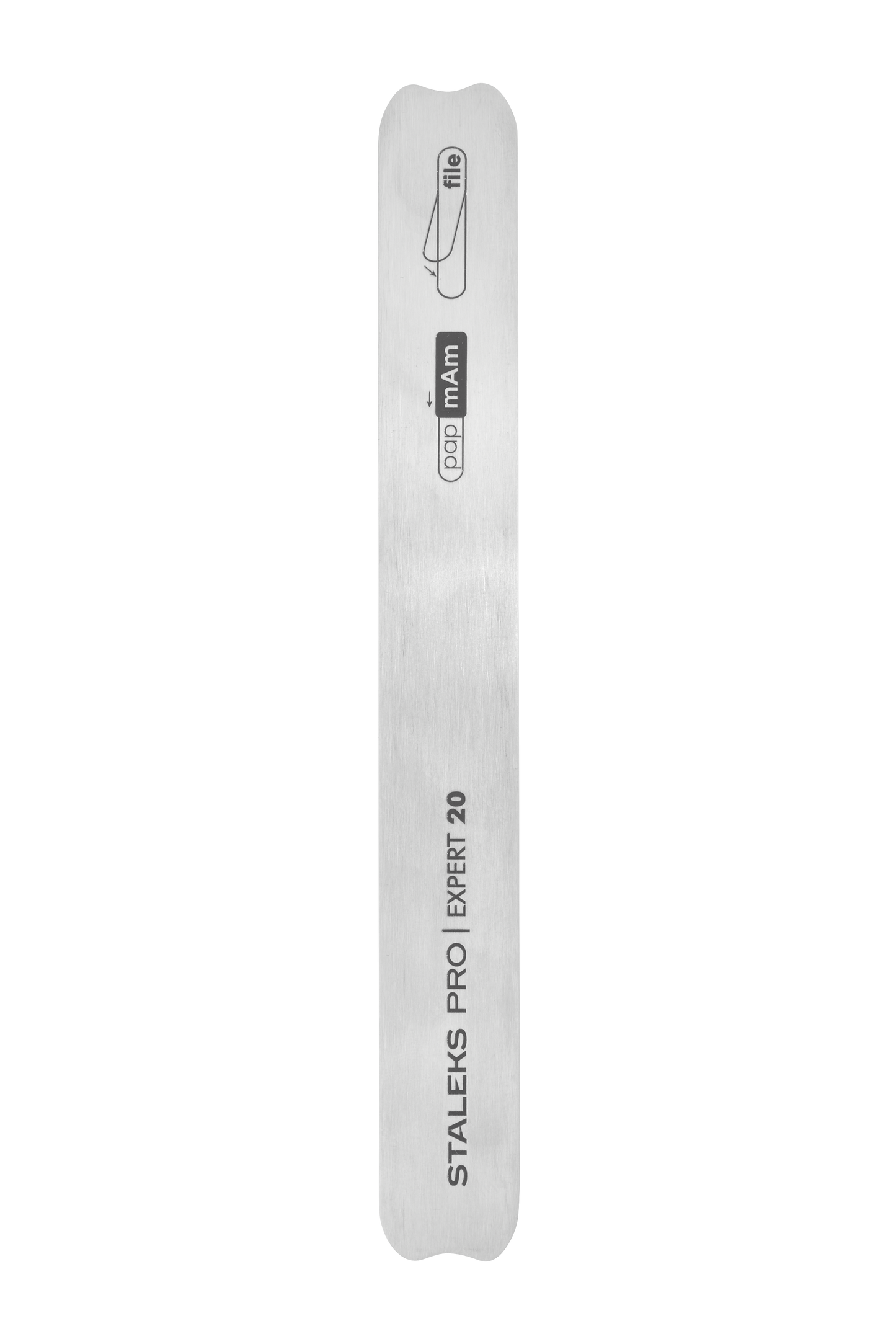 Nail file metal straight (base) EXPERT 20 complete with replaceable file-cover 180 grit Staleks