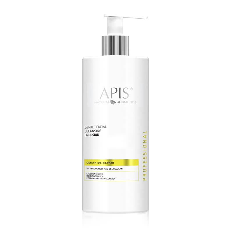 Apis Professional Ceramide Repair Gentle Face Wash Emulsion with Ceramides and Beta Glucan 500ml Apis