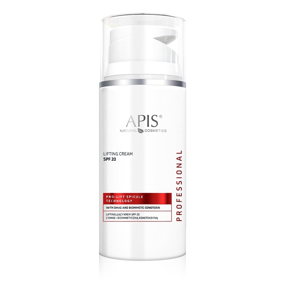 Apis Professional Pro-Lift Spicule Technology Lifting Cream SPF 20 with DMAE and Biomimetic Conotoxin 100ml Apis