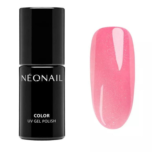 NeoNail UV/LED Hybrid Nail Gel Polish Summer Glitter Collection 7.2ml -Gleaming Pink 11545 Neonail