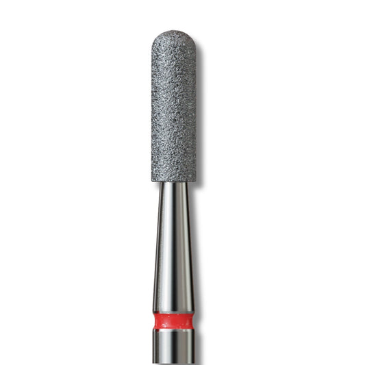 IQ Nails Rounded Cylinder Fine Diamond Nail Drill Bit 2.3mm Use in Manicure and Pedicure 141.514.023 IQ Nails