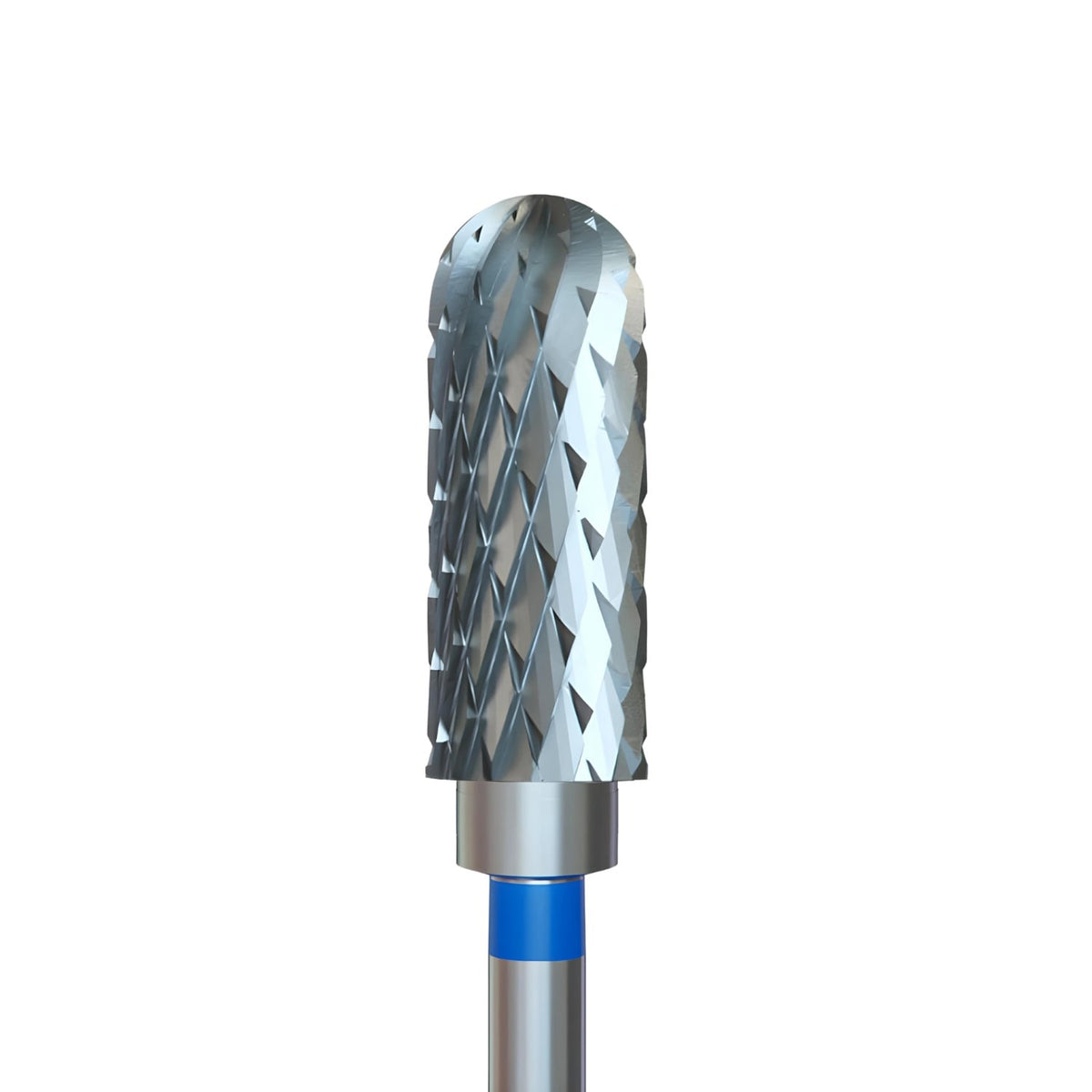 IQ Nails Tungsten Carbide Nail Drill Bit Rounded Cylinder Standard Crosscut 5mm Blue Stripe 143.190.050 IQ Nails