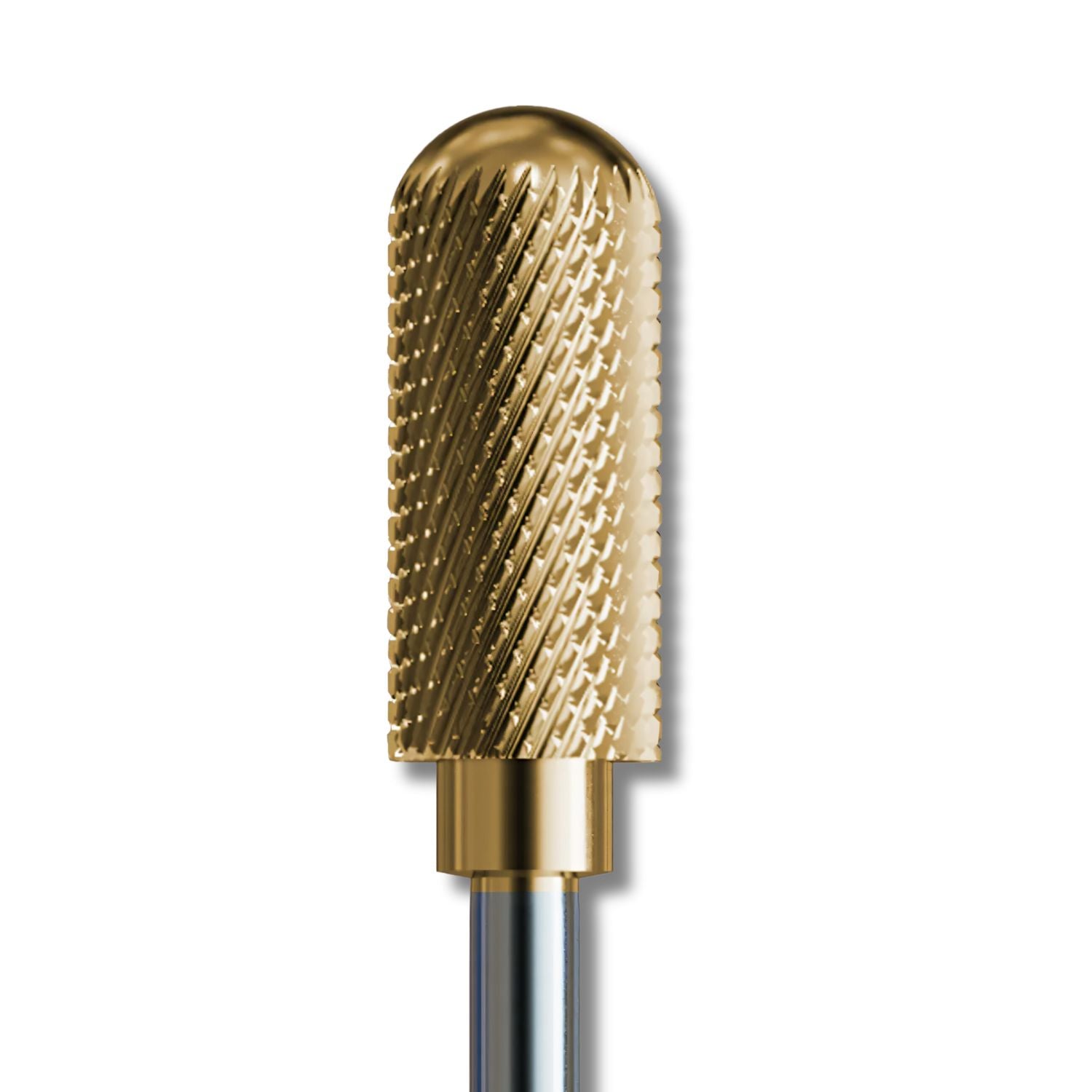 IQ Nails Tungsten Carbide Nail Drill Bit Rounded Cylinder Special Cross Cuts 6mm ZRN Coating Manicure Pedicure 147XUF HP.060 IQ Nails