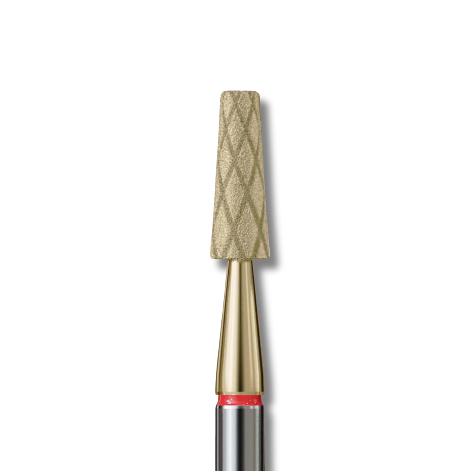 IQ Nails Cool Bits Gold Line Diamond Nail Drill Bit Truncated Cone Fine Grit 3.1mm ZRN Coating Manicure and Pedicure 173.X514.031Z IQ Nails