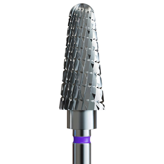 IQ Nails Tungsten Carbide Nail Drill Bit Cone Shaped Crosswise Cut 6mm For Manicures 201.134.060 IQ Nails