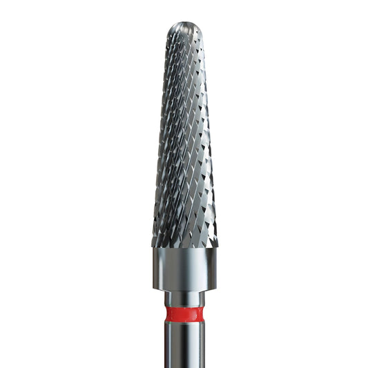 IQ Nails Tungsten Carbide Nail Drill Bit Cone Shape Fine Crosscut 4mm For Manicure And Pedicure 201.140.040 IQ Nails