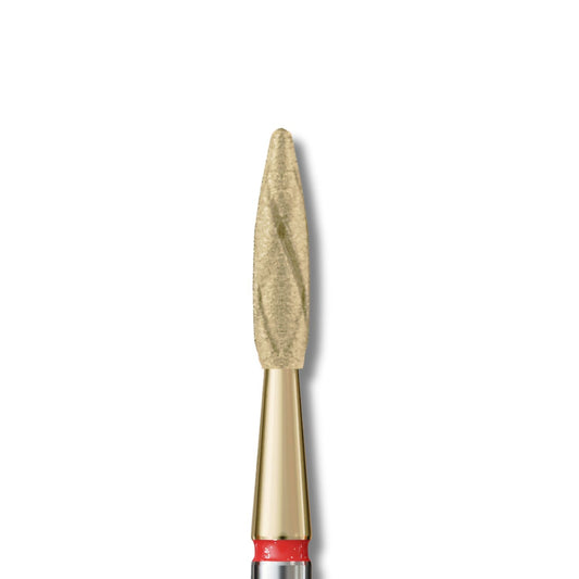 IQ Nails Diamond Nail Drill Bit Long Flame Shaped Fine 2.3mm ZRN Coating 243R.X514.023Z IQ Nails
