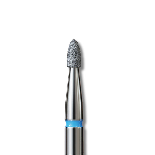 IQ Nails Diamond Nail Drill Bit Flame Shaped Medium Fine 1.6mm For Manicure And Pedicure 257.524.016 IQ Nails
