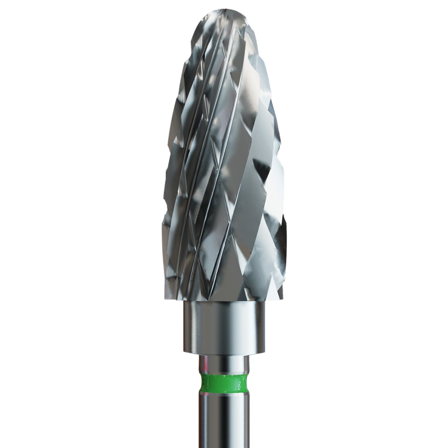 IQ Nails Tungsten Carbide Nail Drill Bit Pinecone Shaped Coarse Crosscut 6mm for Manicure and Pedicure 274.220.060 IQ Nails