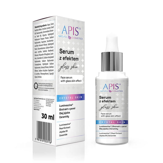 Apis Crystal Skin Face Serum with Glass Skin Effect 30ml Apis