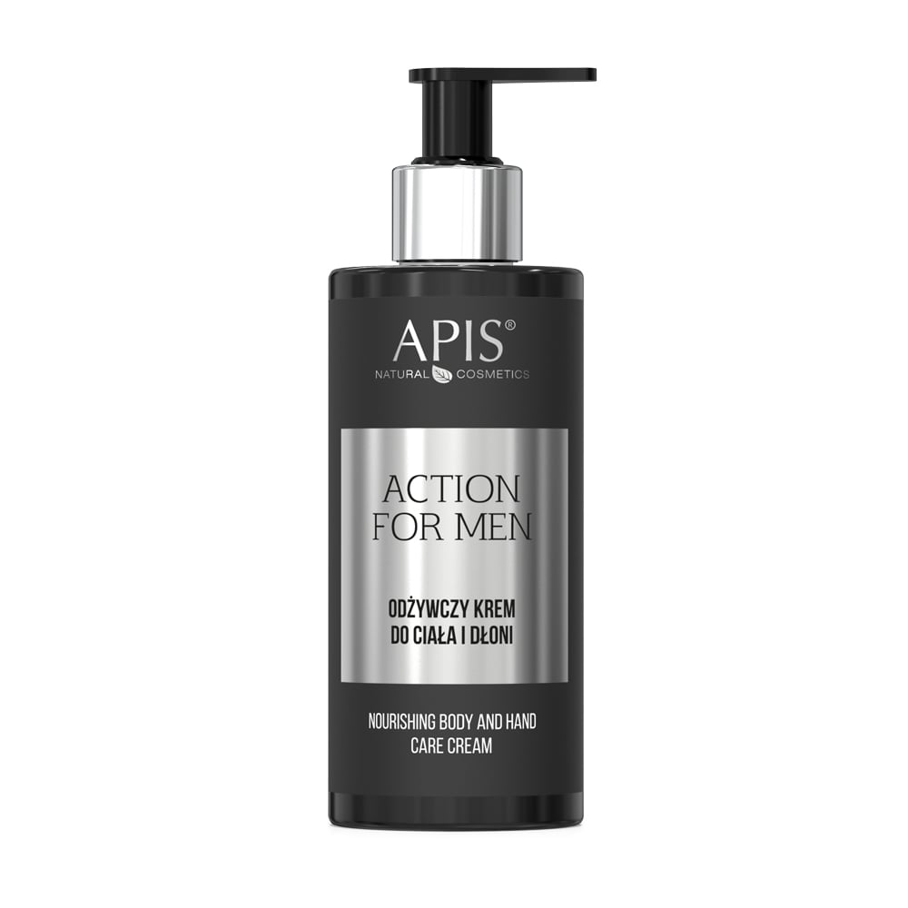 Apis Action for Men Nourishing Body and Hand Cream 300ml Apis