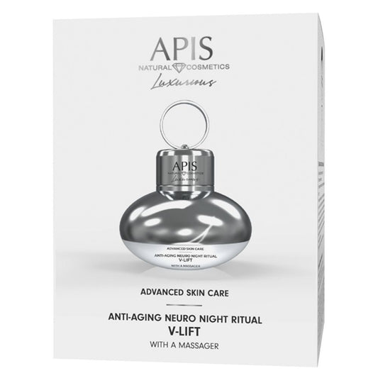 Apis Advanced Skin Care Anti Aging Neuro Night Ritual V-Lift with Massager 50ml Apis