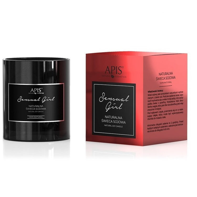 Apis Sensual Girl Natural Soy Candle Oriental Floral Fragrance 220g Apis