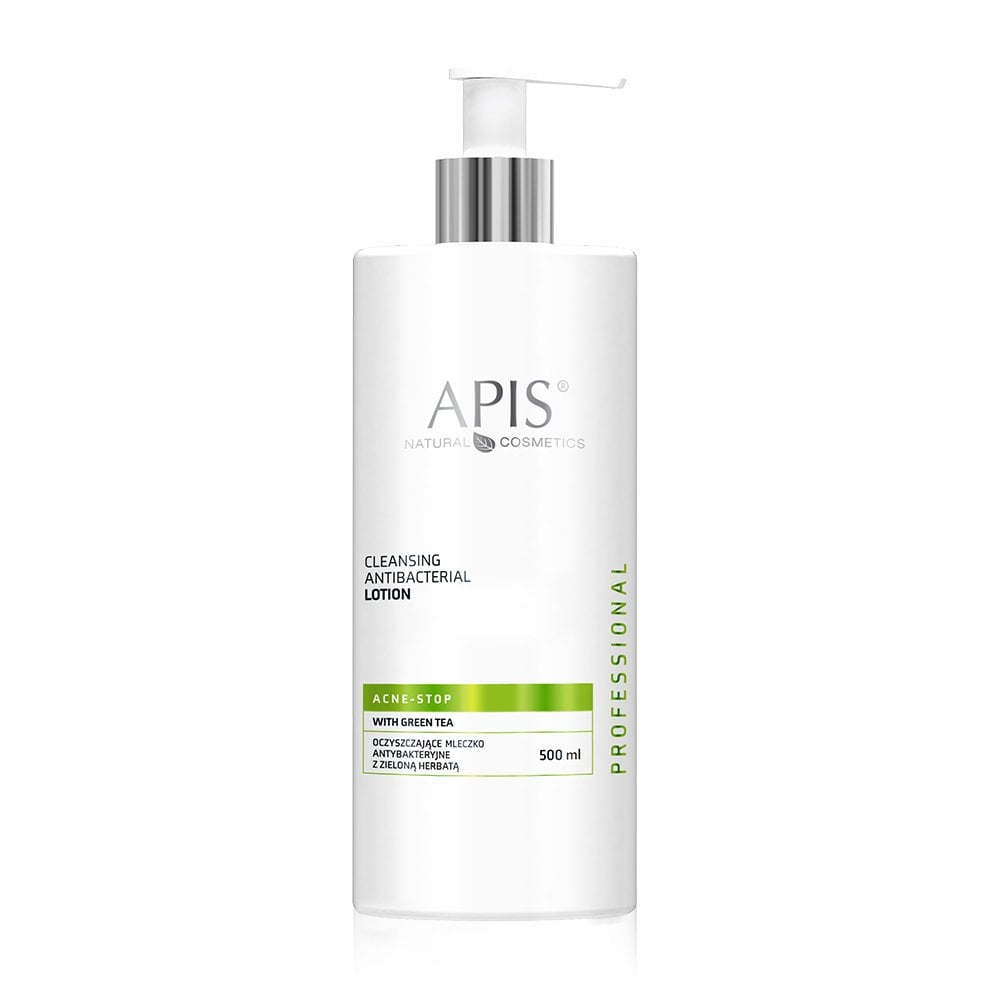 Apis Professional Acne Stop Cleansing Antibacterial Lotion with Green Tea 500ml Apis