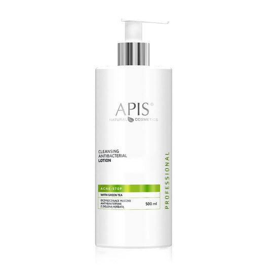 Apis Professional Acne Stop Cleansing Antibacterial Lotion with Green Tea 500ml Apis
