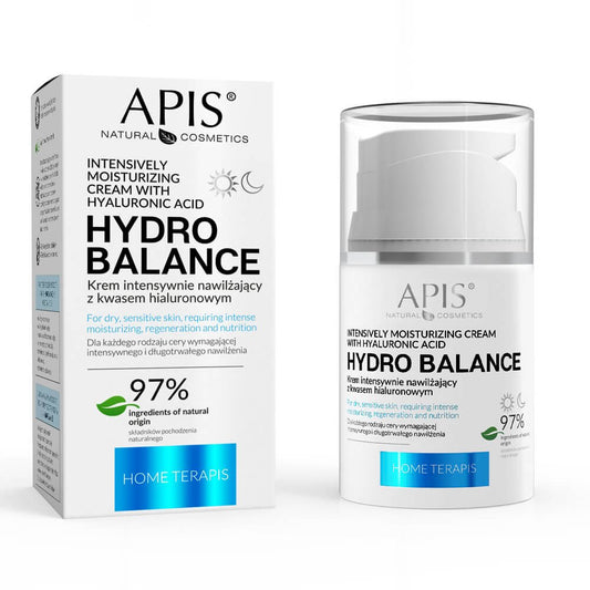 Apis Home Terapis Intensively Moisturizing Cream with Hyaluronic Acid 50ml Apis